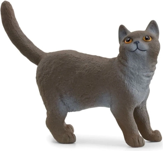 Figurină cu pisică British Shorthair