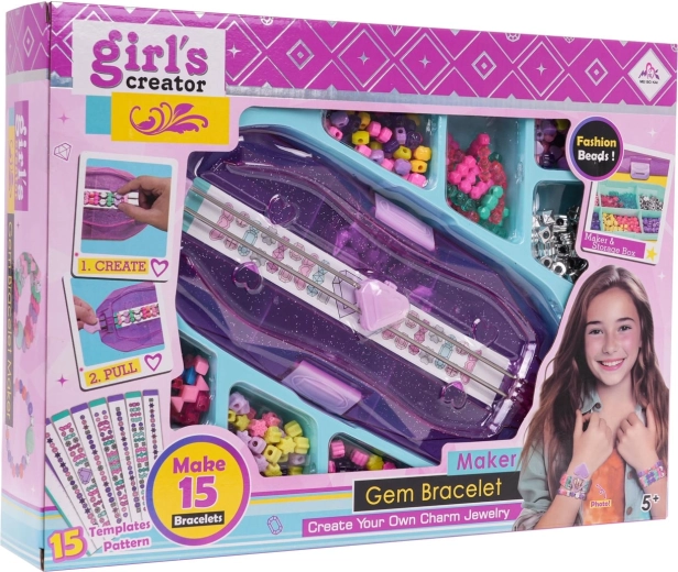 Set creativ pentru realizarea brățărilor cu accesorii