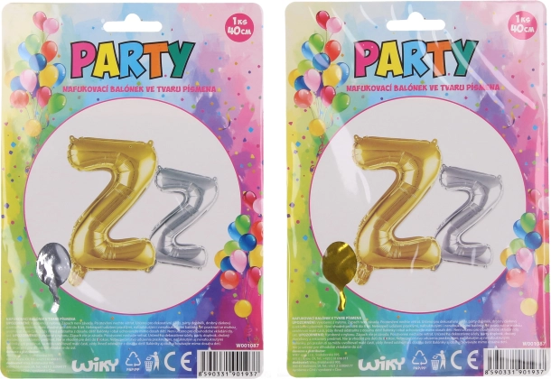 Balon în formă de literă Z