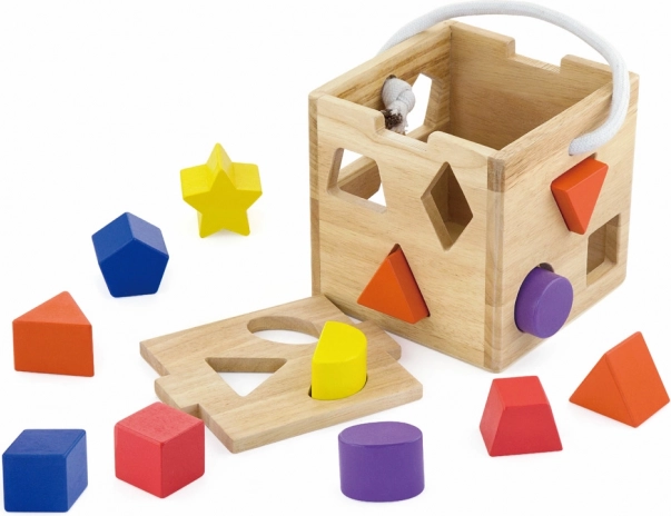 Cub din lemn cu forme de introdus STUDO WOOD
