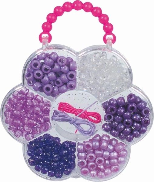Set de mărgele din plastic pentru realizarea bijuteriilor – Set