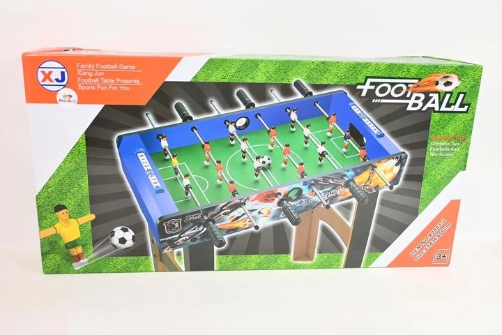 Fotbal de masă din lemn pentru joacă acasă