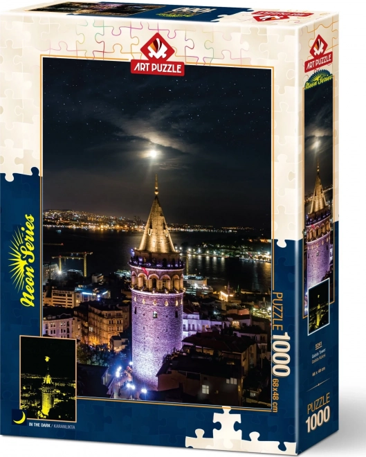 Puzzle luminos Turnul Galata 1000 de piese