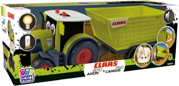 Tractor Claas cu remorcă