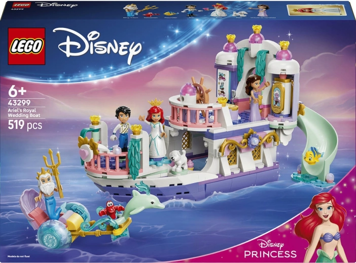 LEGO Disney Prințese Nava regală de nuntă a lui Ariel