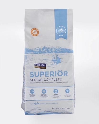 Granule pentru câini mici seniori cu somon și cartofi 6 kg