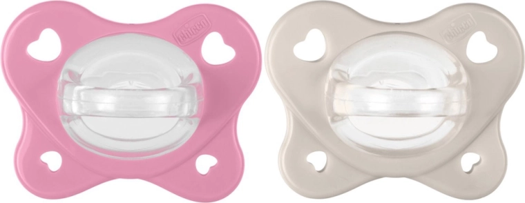 Suzete Chicco PhysioForma Dual Soft roz 6–16 luni, 2 buc.