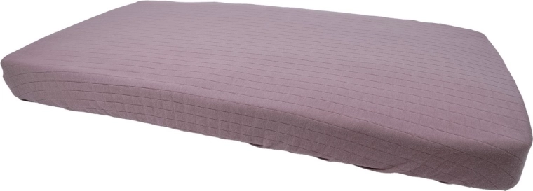 Cearșaf Lodger pentru leagăn Slumber Solid Rose 40 × 80 cm