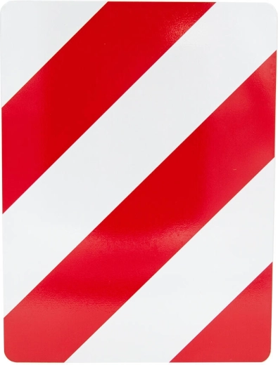 Panou reflectorizant de avertizare 30 × 40 cm dreapta, aluminiu