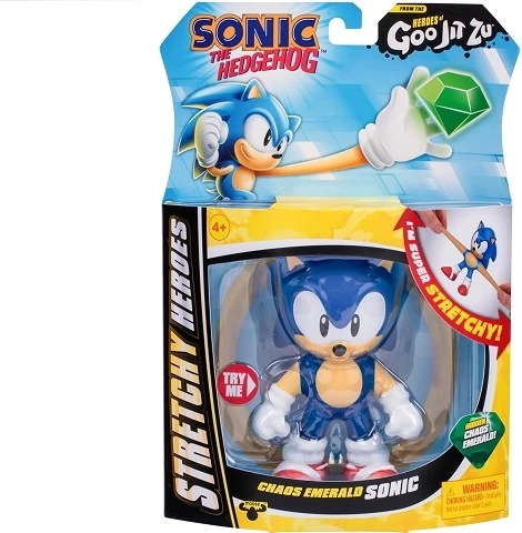 Goo Jit Zu Sonic – figurină extensibilă cu Smaraldul Haosului