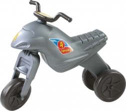 Bicicletă de echilibru Super Bike maxi, argintie, 48 cm