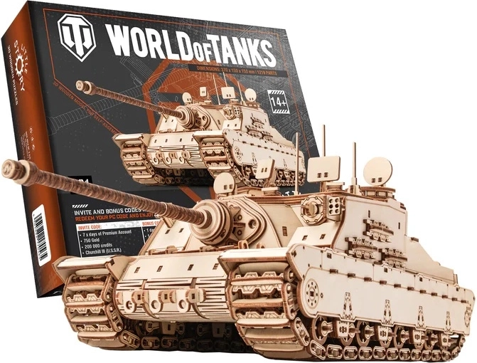Little Story puzzle 3D din lemn World of Tanks Tortoise