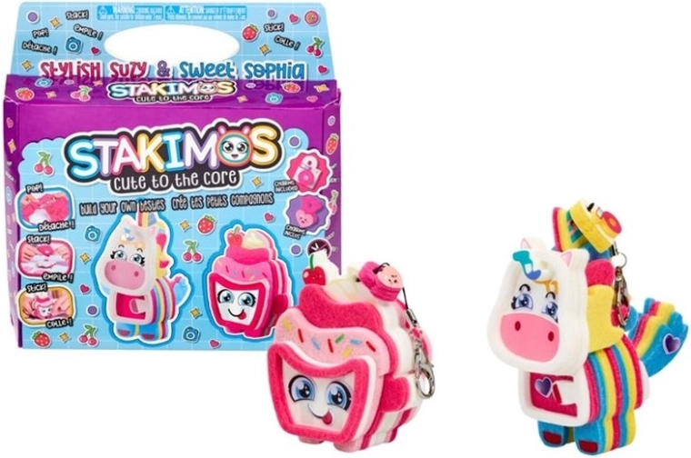 Tomy Stakimos BFFs set 2 figurine Suzy și drăguța Sophia