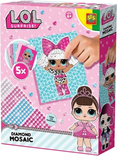 SES mozaic cu mărgele diamant LOL Surprise