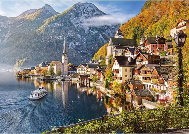 Puzzle CHERRY PAZZI Hallstatt în lumina dimineții 2000 piese
