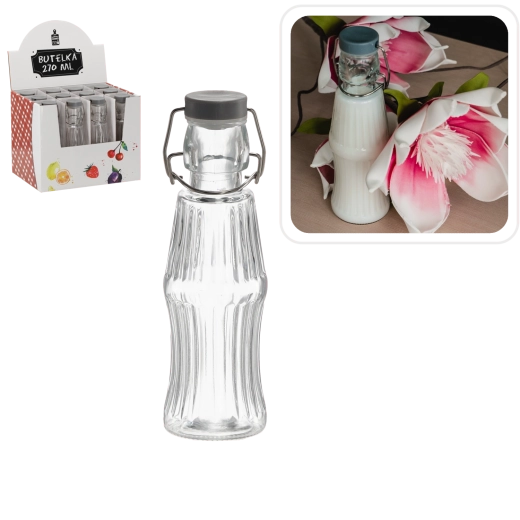 Sticlă de sticlă cu închidere mecanică 270 ml