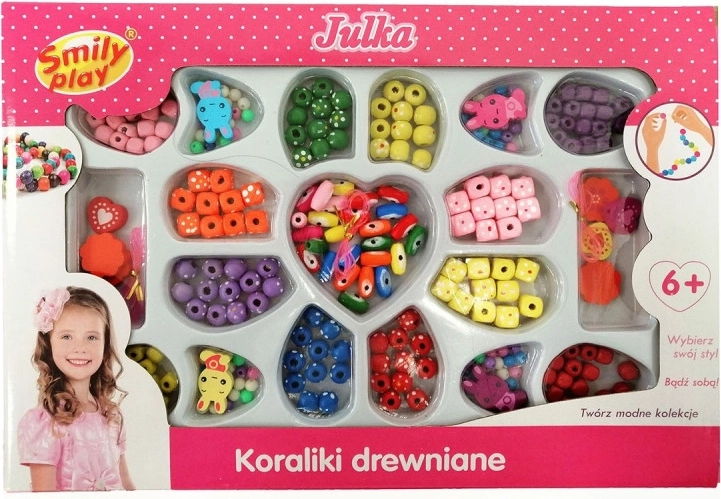 Set de mărgele din lemn pentru confecționarea bijuteriilor