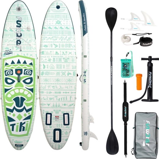 Funwater paddleboard gonflabil Tiki 320 cm verde