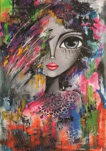 Puzzle Frumoasa haotică 1000 de piese MAGNOLIA