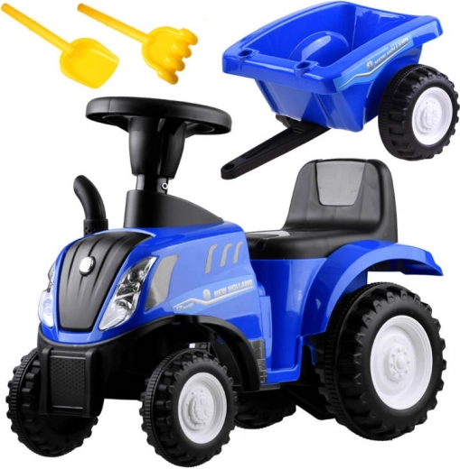 Tractor de jucărie cu remorcă pentru copii New Holland