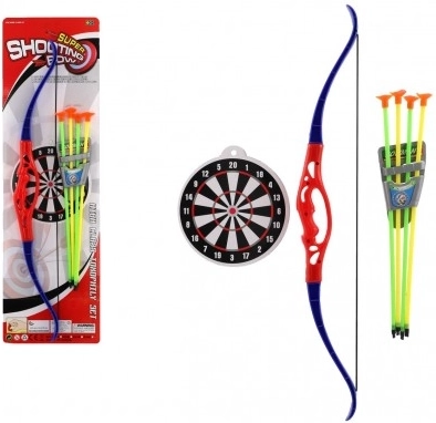 Set de jucării din plastic cu arc și săgeți TEDDIES