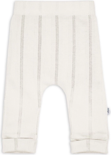 Pantaloni pentru bebeluși Lodger Pointelle cream măr. 56