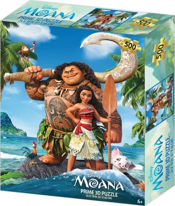 Puzzle 3d vaiana legenda despre sfârșitul lumii 500 piese