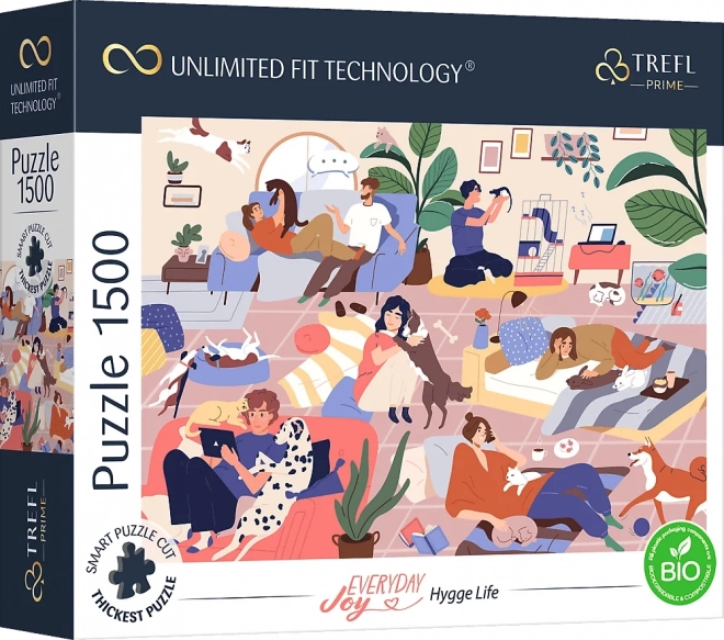 Puzzle TREFL UFT Everyday Joy – viață liniștită, 1500 de piese