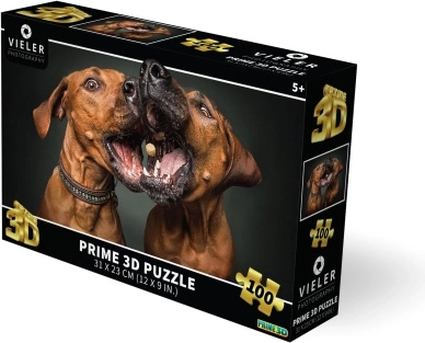 Puzzle 3D câini 100 piese