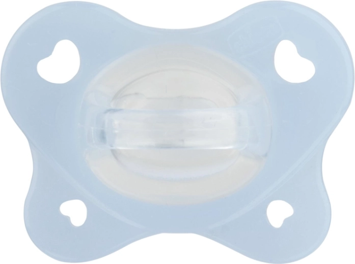 Chicco suzetă PhysioForma Dual Soft albastră 0–2 luni, 1 buc