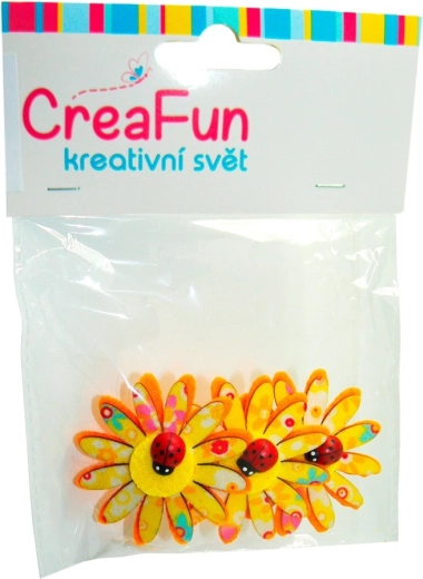 Flori cu buburuze, set 3 buc