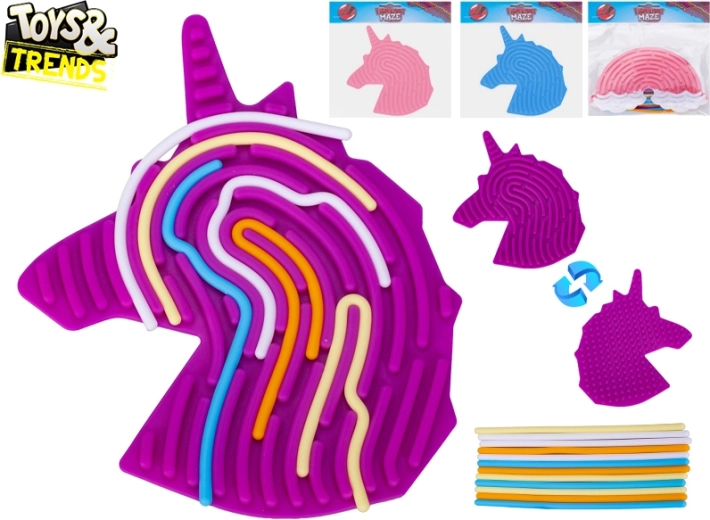 Labirintul amprentă Fingerprint Maze pentru copii 18,5 cm – jucărie din plastic de mână