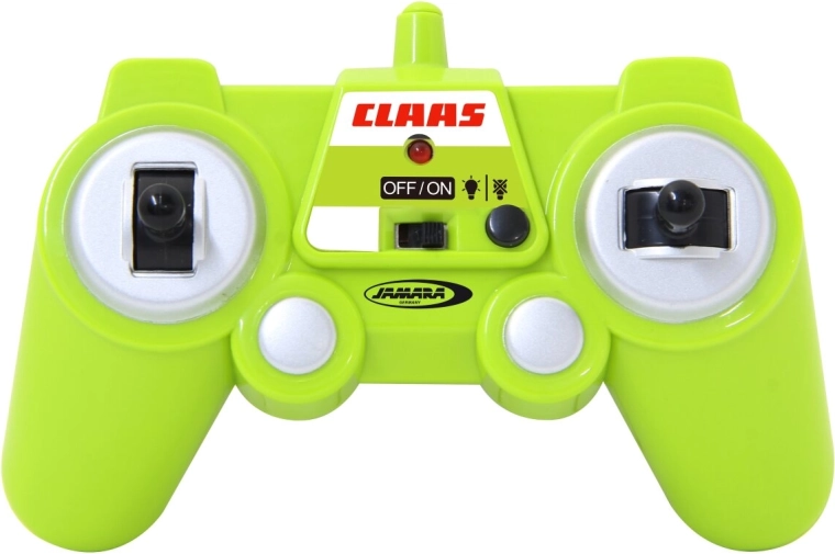 Tractor Claas Arion 660 controlat de la distanță, cu remorcă basculantă, la scara 1:24