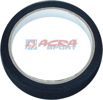 Bandă sport textilă Acra pentru crosă de hochei 2 cm x 10 m neagră - 1 bucată