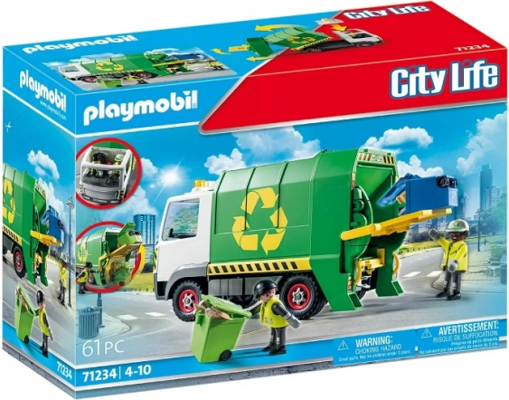 Playmobil City Action camion de reciclare