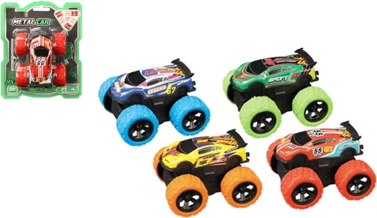 Mașină de teren cu mecanism pull-back