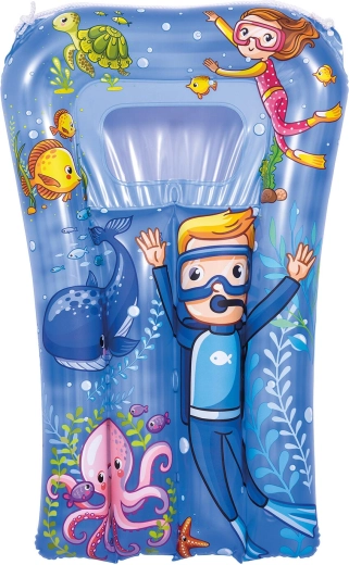 Saltea gonflabilă pentru copii cu fereastră 67 × 43 cm, mix de culori