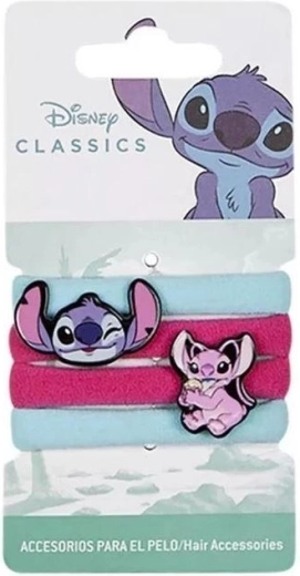 Set de elastice pentru păr Lilo și Stitch (4 buc.)