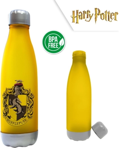 Harry Potter sticlă de băut din plastic Hufflepuff 650 ml soft touch - 1 bucată