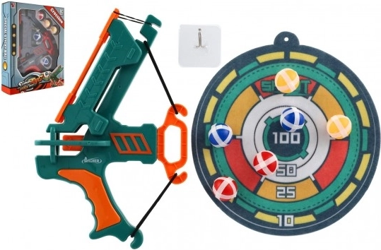 Arc pentru copii cu bile cu scai și țintă 33 cm