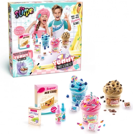 So Slime set Yummy Twist & Slime – set creativ pentru fabricarea slime-ului și aluatului