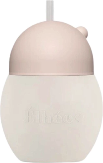 Élhée cană de învățare cu pai Coconut 240 ml Sand Nude - 1 bucată