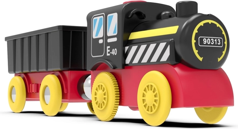 2Kids Toys tren de marfă cu aburi pe baterii cu vagon - 1 bucată