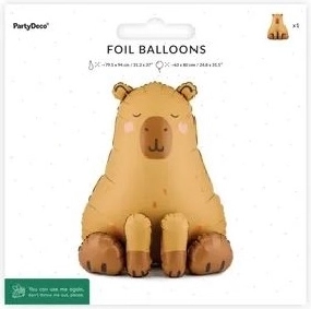 Balon din folie Capibara 63 × 80 cm