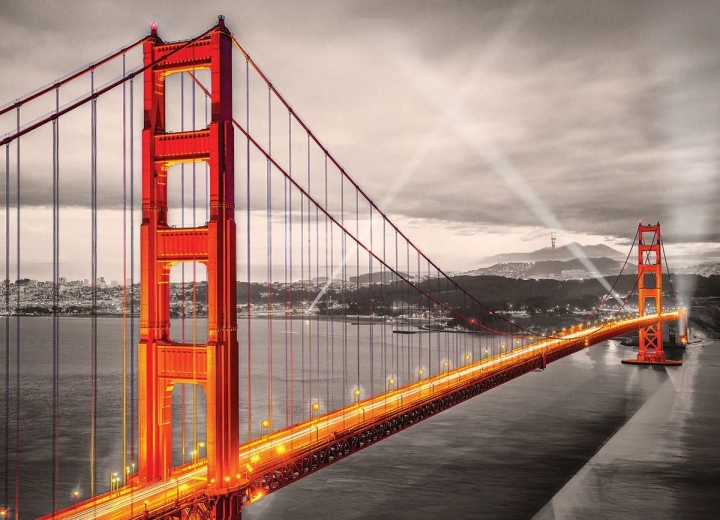EUROGRAPHICS puzzle San Francisco – Golden Gate Bridge, 1000 piese