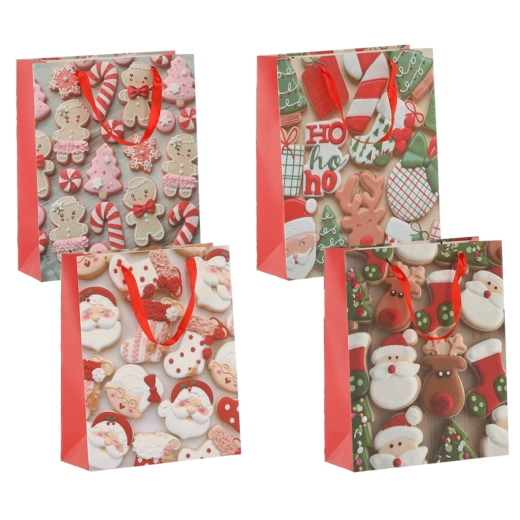 Pungă cadou de Crăciun XMAS 30 × 42 × 12 cm