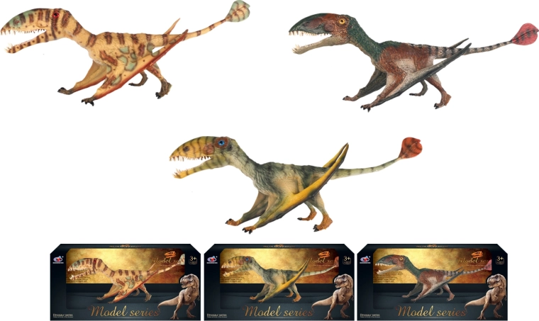 Lumea dinozaurilor – set de figurine cu dinozauri, 3 tipuri