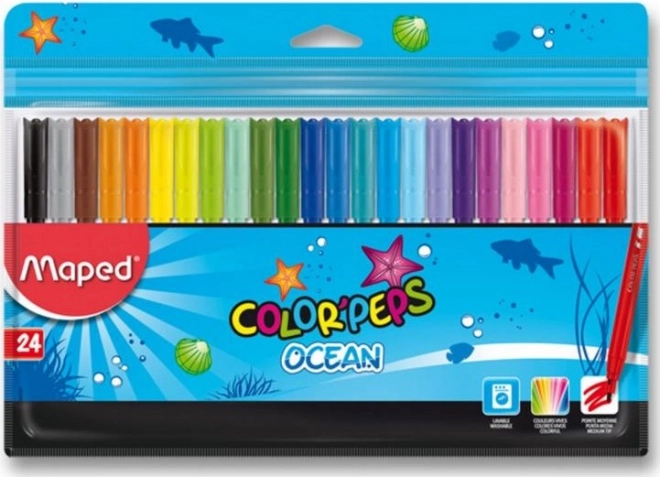Carioci Maped Color'Peps Ocean 24 buc