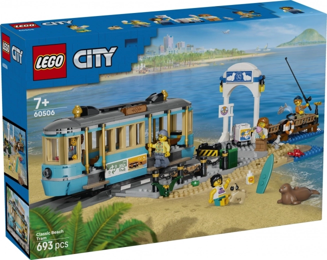 LEGO City tramvai clasic de plajă