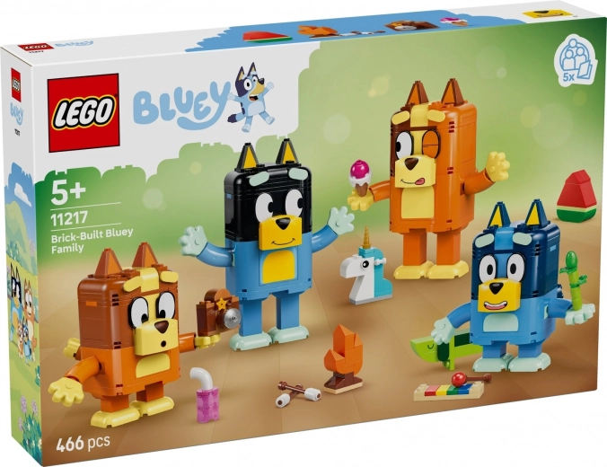 LEGO Bluey Familia Bluey din cărămizi